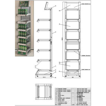 Rack de metal cerveja (SLL-ROO5)